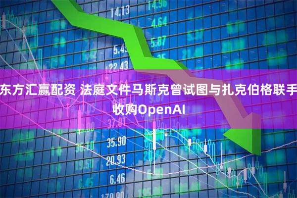 东方汇赢配资 法庭文件马斯克曾试图与扎克伯格联手收购OpenAI